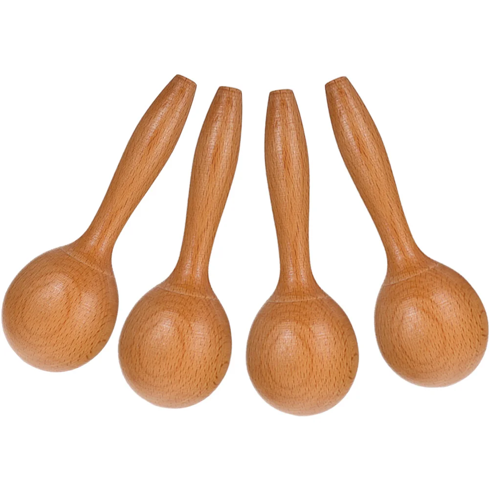 

4 шт., деревянные шейкеры для младенцев