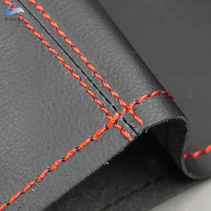 Универсальный 38 см сшитый вручную из мягкой микрофибры кожаный автомобильный