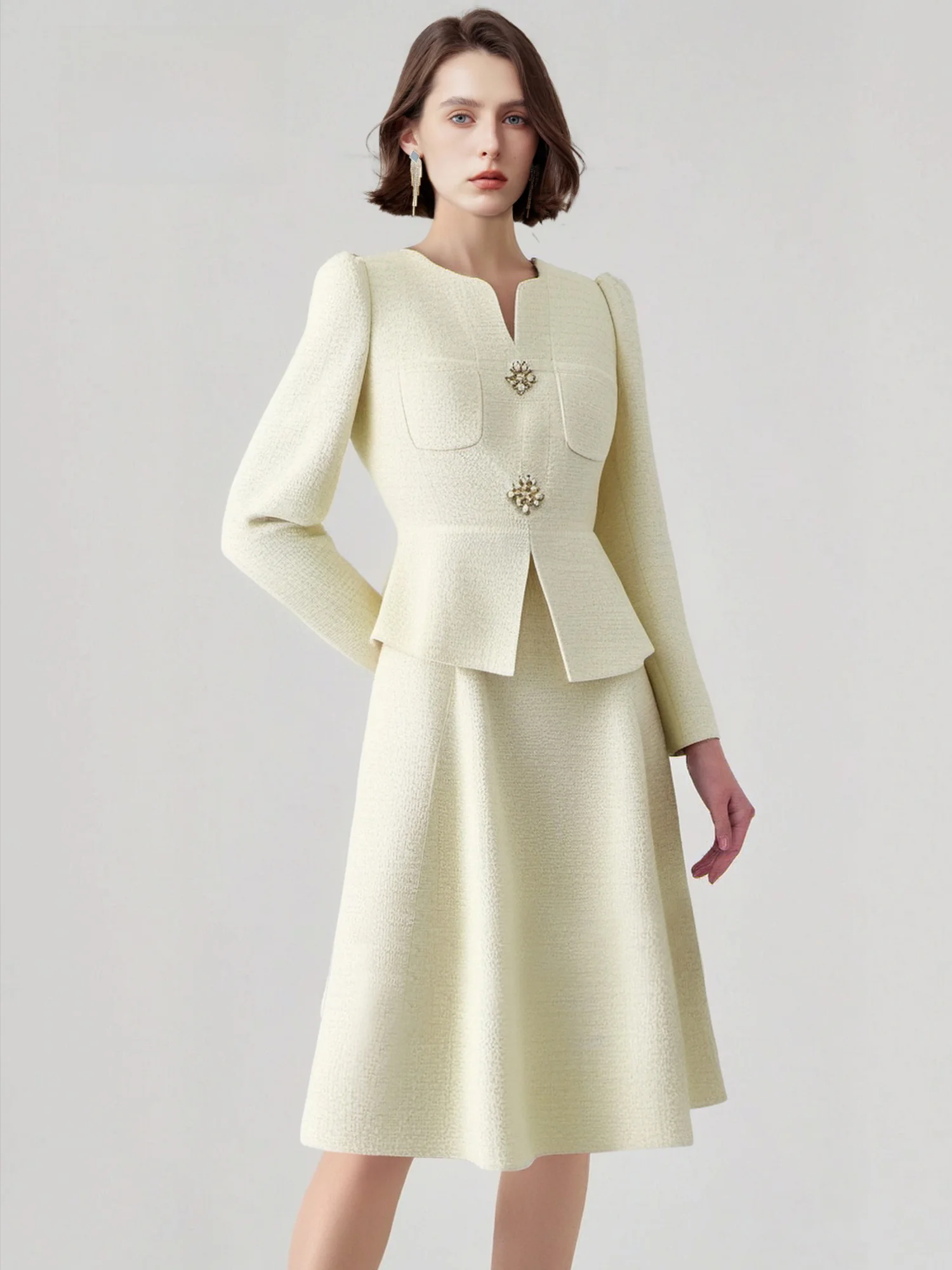 Рекламный костюм верхняя одежда женское поступление 2024 плотная шерстяная