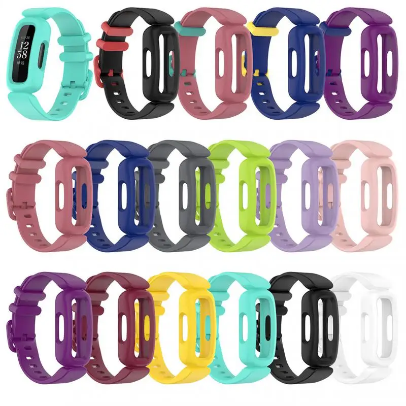 

Replacement Soft Silicone Strap For Fitbit Ace 3 Kids Smart Watch Band Classic Bracelet For Fitbit Inspire/Inspire HR Wristbands