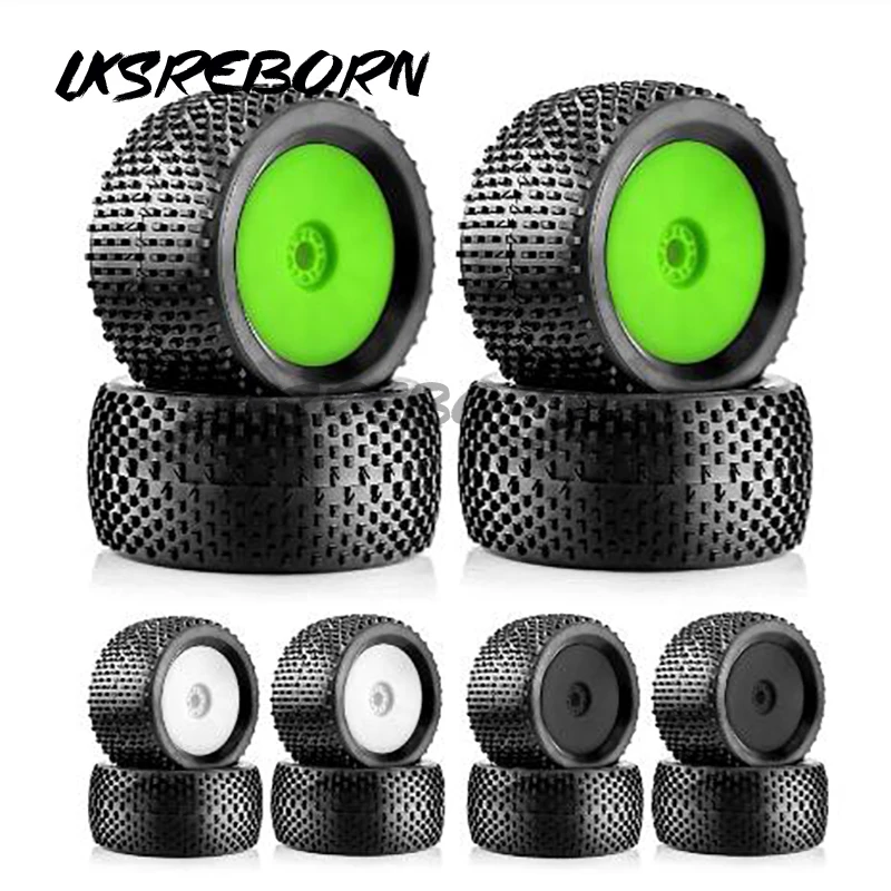 

4pcs 140mm 1/8 RC Racing Car Off-Road Buggy Tires Wheel 17mm Hex for ARRMA Redcat Team Losi Kyosho VRX HPI WR8 HSP Hobao