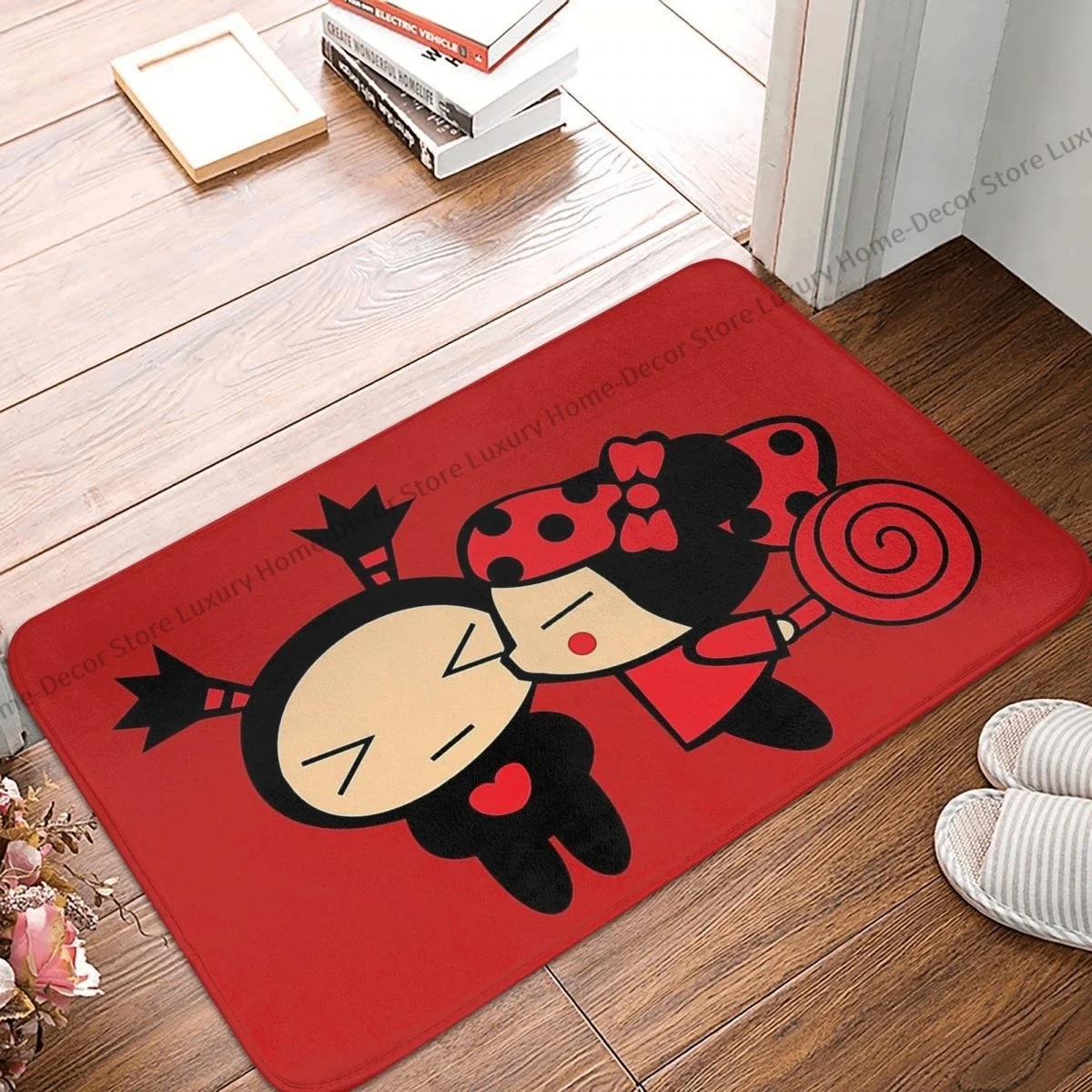 

Pucca Bath Mat Doormat Flannel Carpet Balcony Rug Home Decor