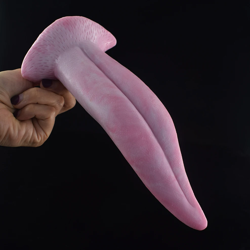 

New Anal Sex Toys Dragon Tongue Tease Flirt Foreplay Clitoris Vagina Stimulate Silicone Sucker Dildo For Women Sex Shop