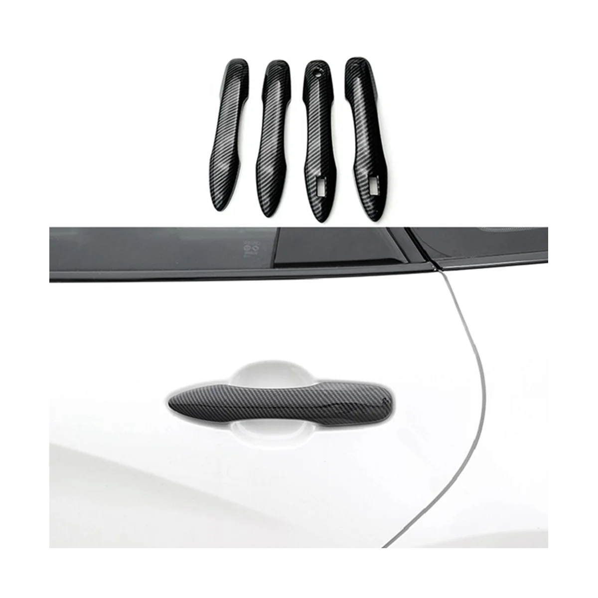 Автомобильная отделка из АБС-углеродного волокна для Toyota Corolla Cross 2020 2021