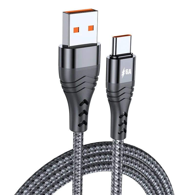 YOCPONO 66W Super 3M Quick-charge 11V6A Mobile Phone 2m Type-C Data Cable 12V5.5A For Huawei Xiaomi OPPO