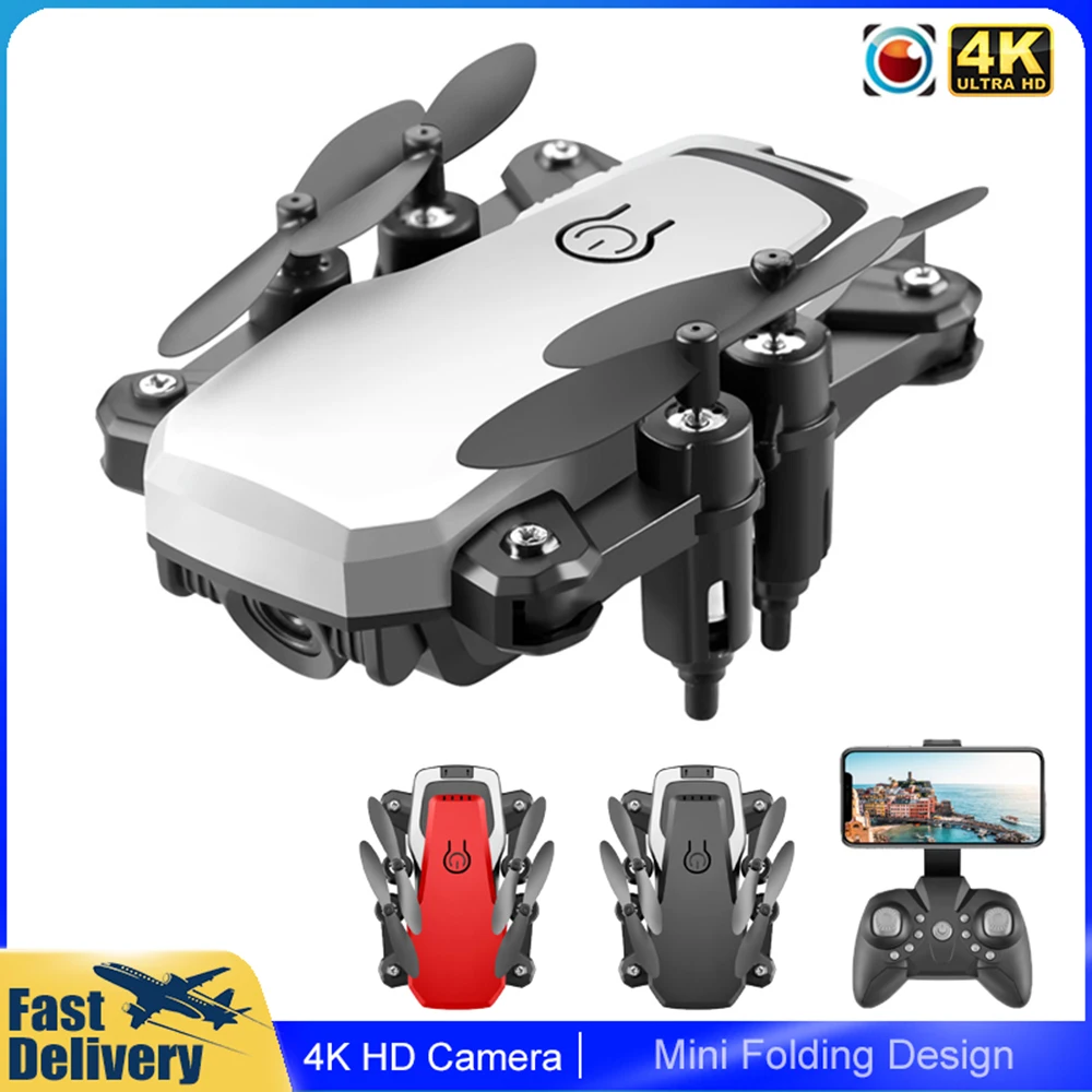 

LF606 Mini RC Drone With 4K HD Camera WIFI Control Foldable Drones Altitude Hold Pocket Profesional Quadcopter Dron Gift Toys