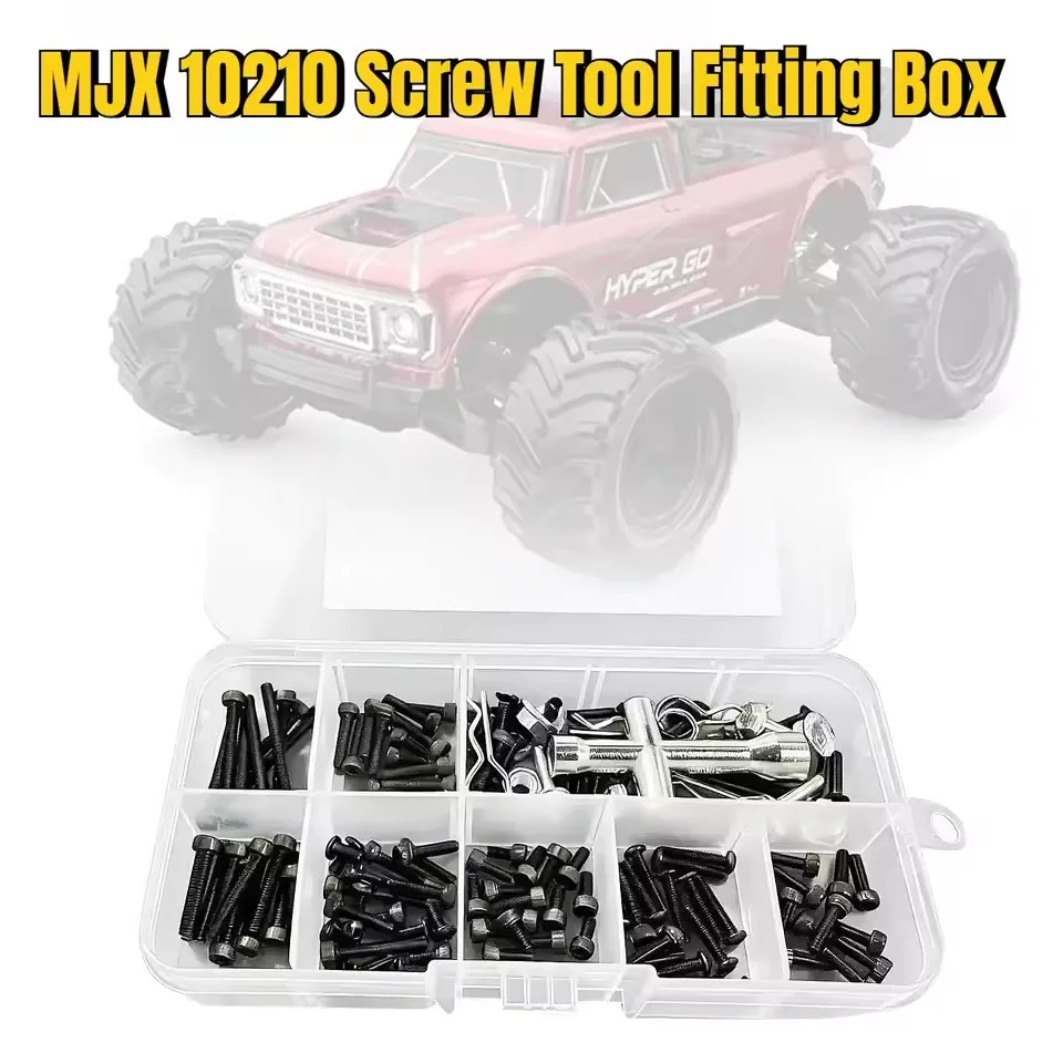 Фото Запчасти для радиоуправляемой машины MJX 10210 Little Monster 1/10: Приемник, гайка M4, сервопривод, амортизатор, трансмиссионный вал, CVD-втулка, подшипник, детали 2 №2