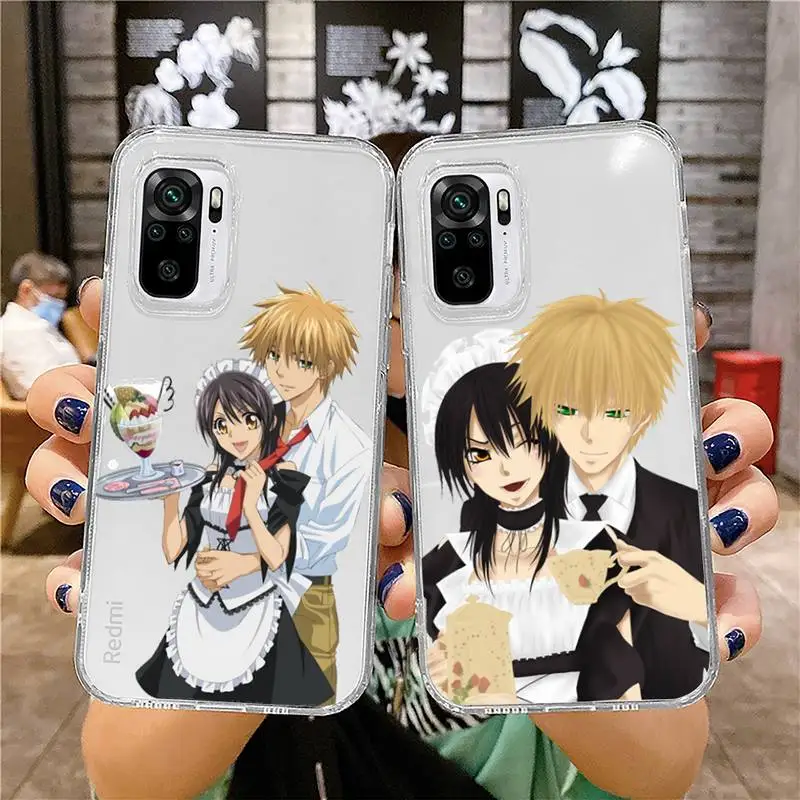 

Maid Sama anime Phone Case Transparent for Xiaomi redmi note x f poco 10 11 9 7 8 3 i t s pro cover shell coque