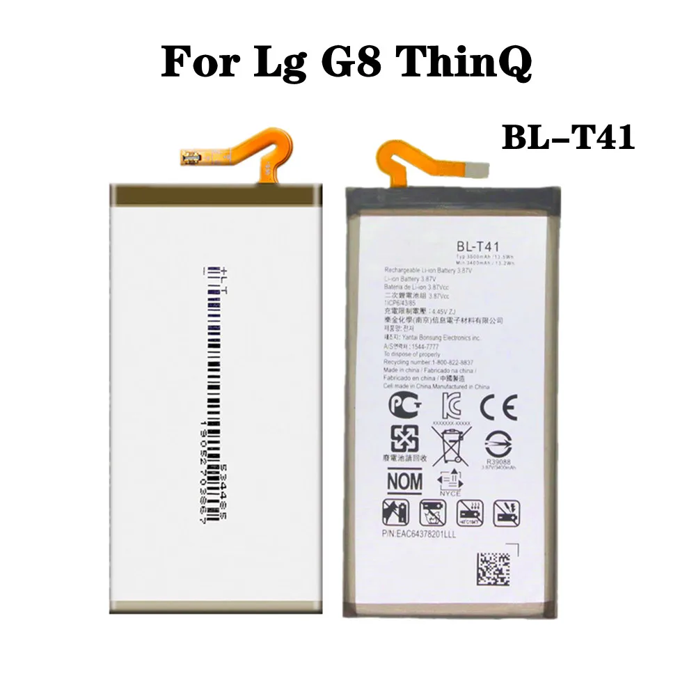 

New 3500mAh BLT41 BL-T41 Phone Battery For LG G8 ThinQ LMG820QM7 LMG820UM1 LM-G820UMB LMG820UM0 LM-G820N High Quality Battery