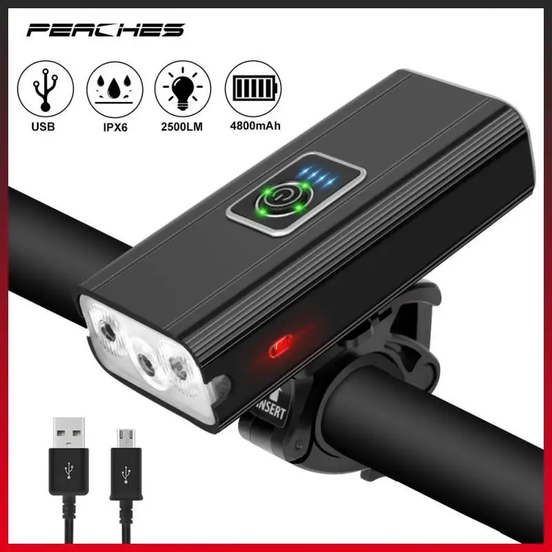 

Регулируемая велосипедная фара 360, 6 фоторежимов, велосипедная фара с Usb-зарядкой и литиевым аккумулятором, водонепроницаемая фара для велос...