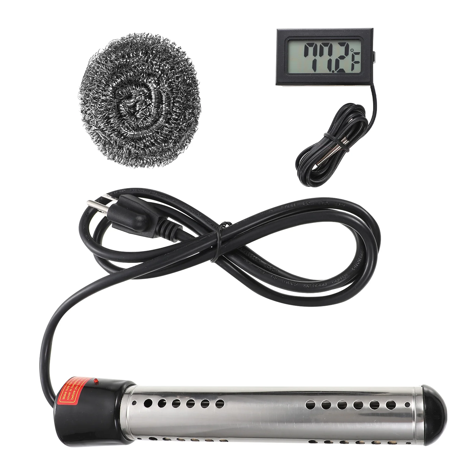 

Pool Heater Electric 1500W Pool Water Heater Immersion Water Heater US Plug