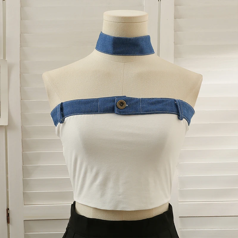 

2022 Strapless Sexy Women's Tube Top Women's Short Tops Tube Top Stitching Tube Top Summer Fashion Tube Top Underwear