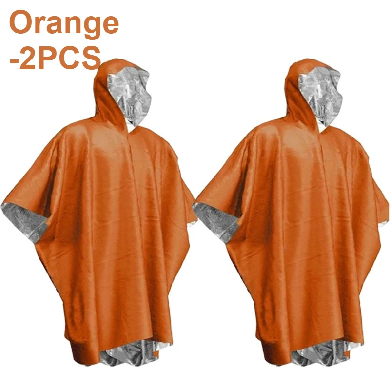 

Портативный уличный дождевик для выживания, термоизолированный плащ для походов, треккинга и защиты от холодной погоды