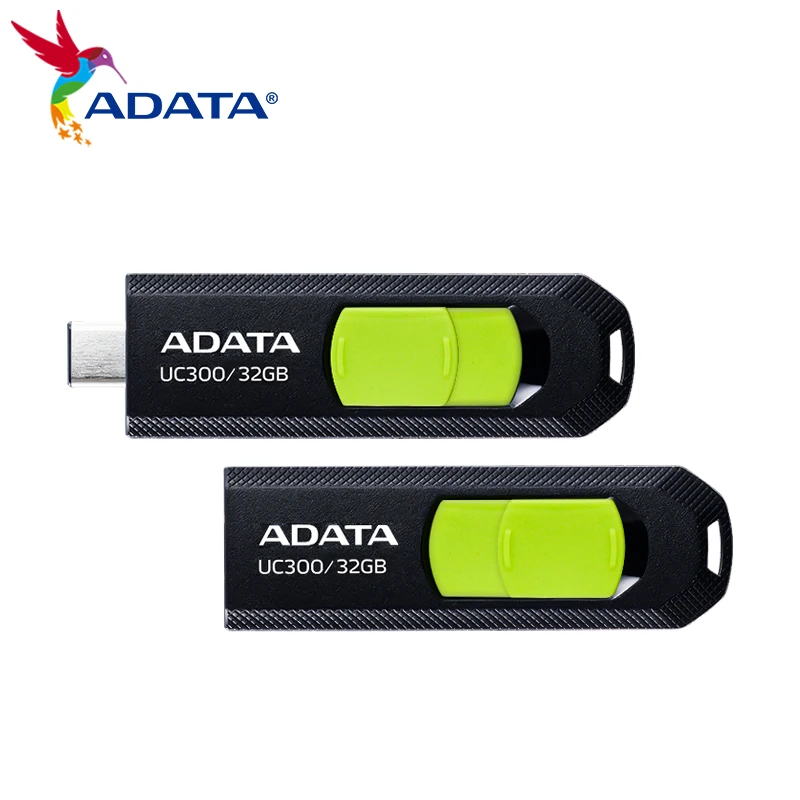 

UC300 ADATA USB 3.2 Type-C USB Flash Drive 32GB 64GB 128GB 256GB Pen Drive Memory Stick Pendrive U Disk for Laptop Tablet Phone