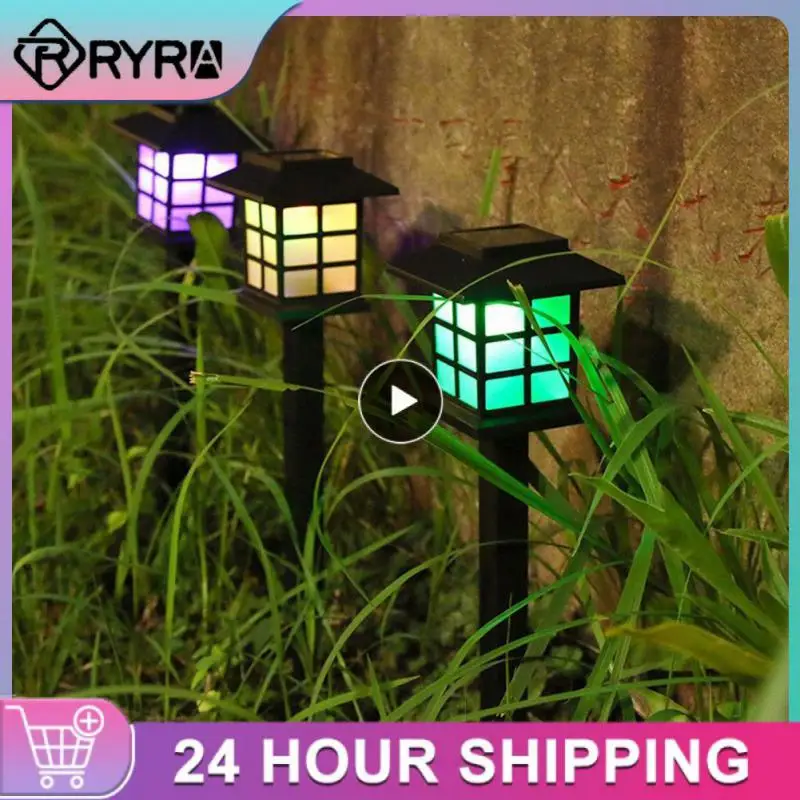 

5/8/10PCS Outdoor Solar Lamp 8.6x38.5cm Lawn Lamp Mini Pathway Lights Rainproof Garden Decoration Outdoor Landscape Floor Lamp