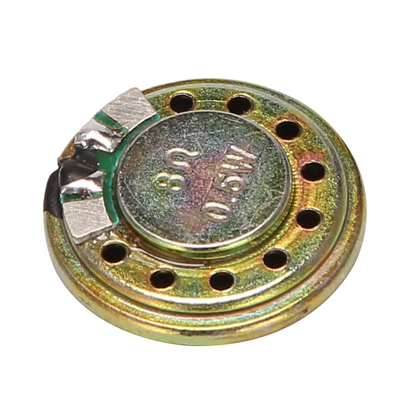 8 Ohm 0.5W 20mm Dia. Round Slim Internal Magnet Speaker for Toys