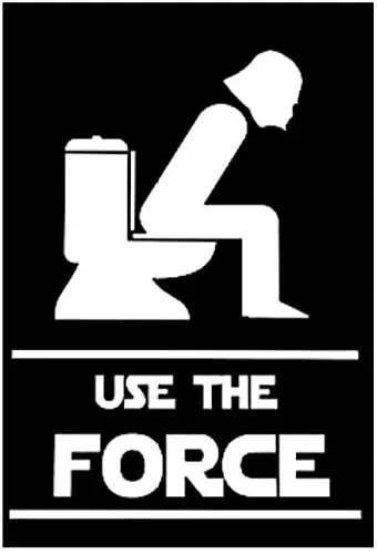 

Vintage Metal Tin Sign Use The Force Funny Wc Toilet Restroom Home Bar Club Outdoor Street Garage Wall Decor Art Wall Stickers
