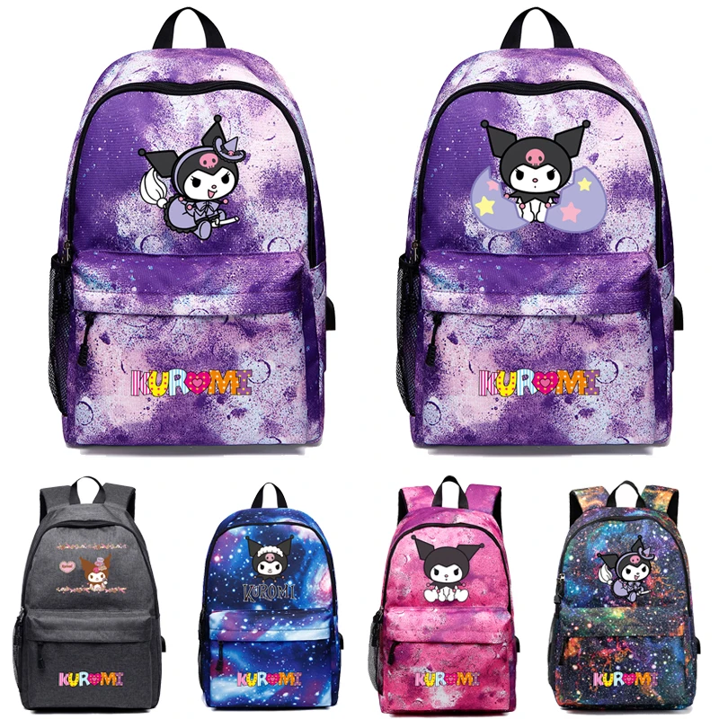 

Anime Sanrio Cinnamoroll Backpack for Girl Student Uzumaki Sasuke Sharingan Hildren large Capacity Bag Back To School Schoolbag