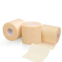 1roll 7cm27m self adhesive elastic bandage elbow knee cotton bandage foam foam tape base layer artificial film wrap sports tape