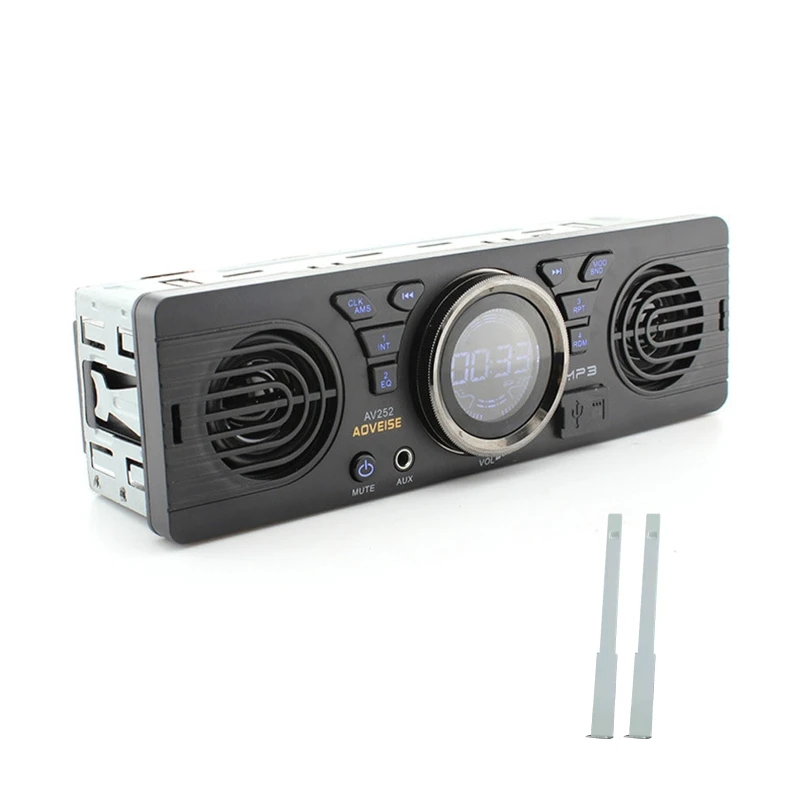 Car MP3 Music Player Bluetooth-compatible FM Transmitter Hands-Free Call Receiver Stereo RCA Output USB/TF Card