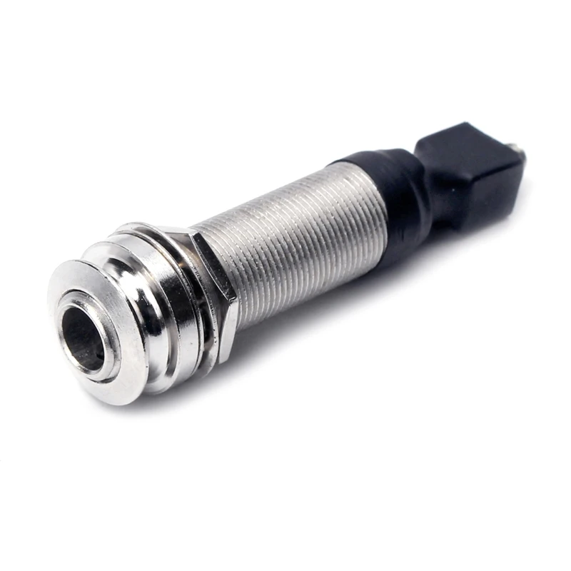 

Guitar Accessories Piezo Pickup Endpin Jack 2.44x0.67in Acoustic Guitar Bass Piezo Pickup Jack 1/4" Output 2.5mm Input GXMF