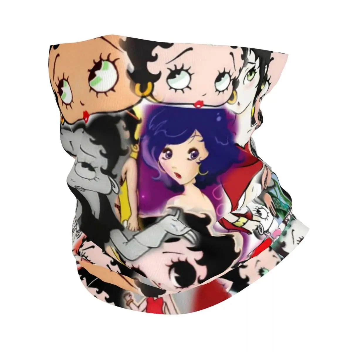 

Бандана LOVE Bettys Boops для мужчин и женщин, шейный платок с принтом, Балаклава, теплый моющийся шарф для верховой езды, для взрослых