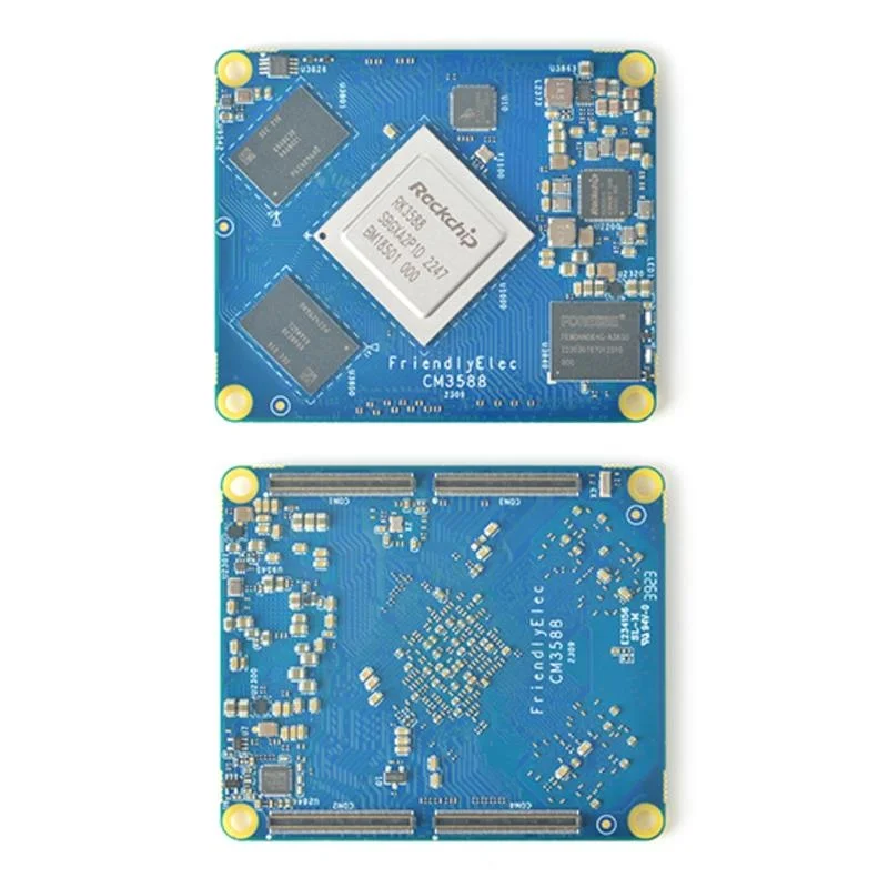 Комплект материнской платы FriendlyELEC CM3588 Core, 2,5G Rockchip RK3588, макетная плата ЦПУ 4xPCIe3.0 4K8K CM3588 NAS SDK Kit 4 NVMe HDMI IN (art.: 3920c7ccbaee2) - 3920c7ccbaee2