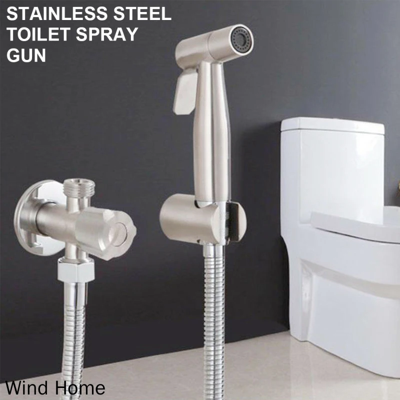 

Ручной распылитель для унитаза, из нержавеющей стали, 2 м