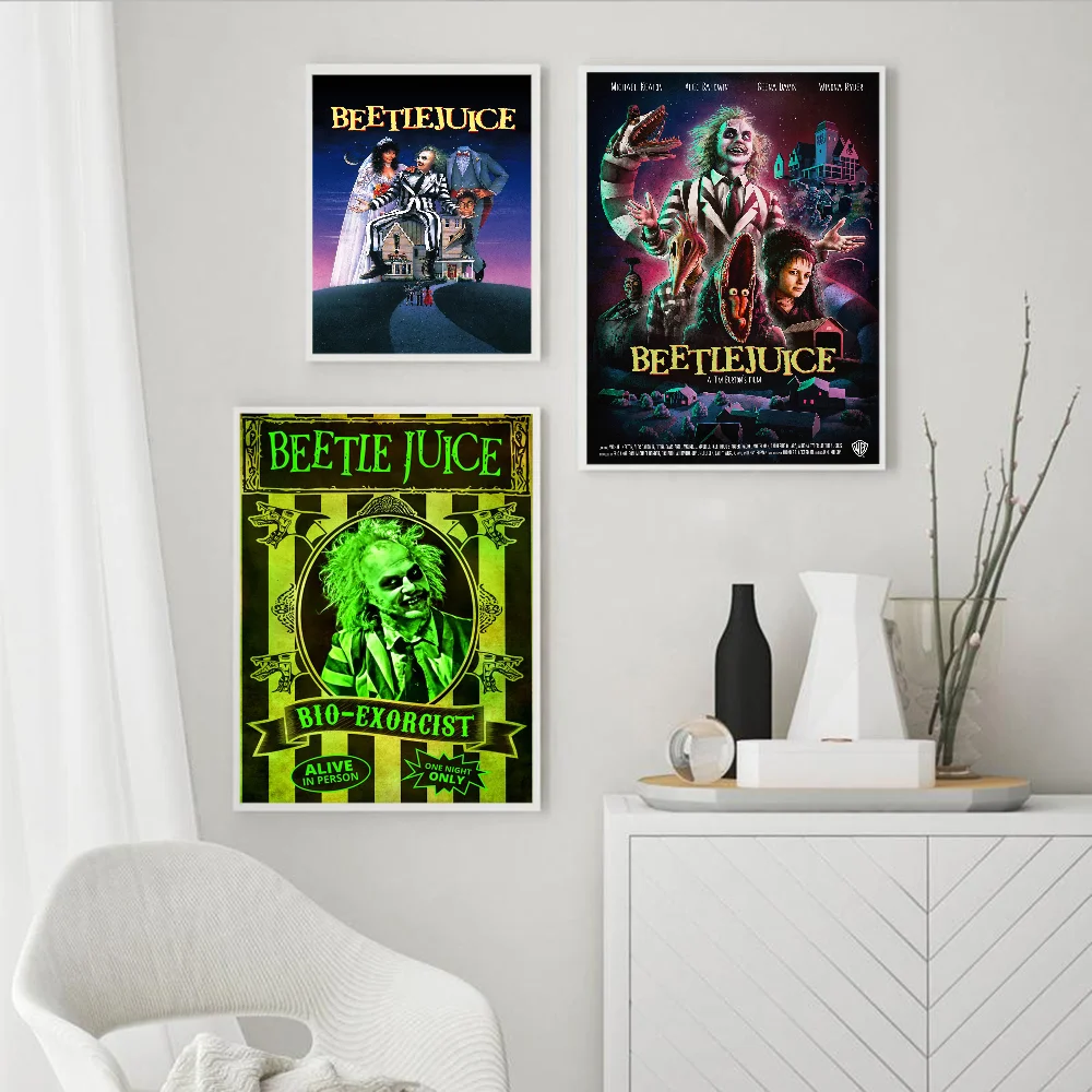 Классический фильм Битлджус комедия ужасов сделай сам липкий постер винтажный