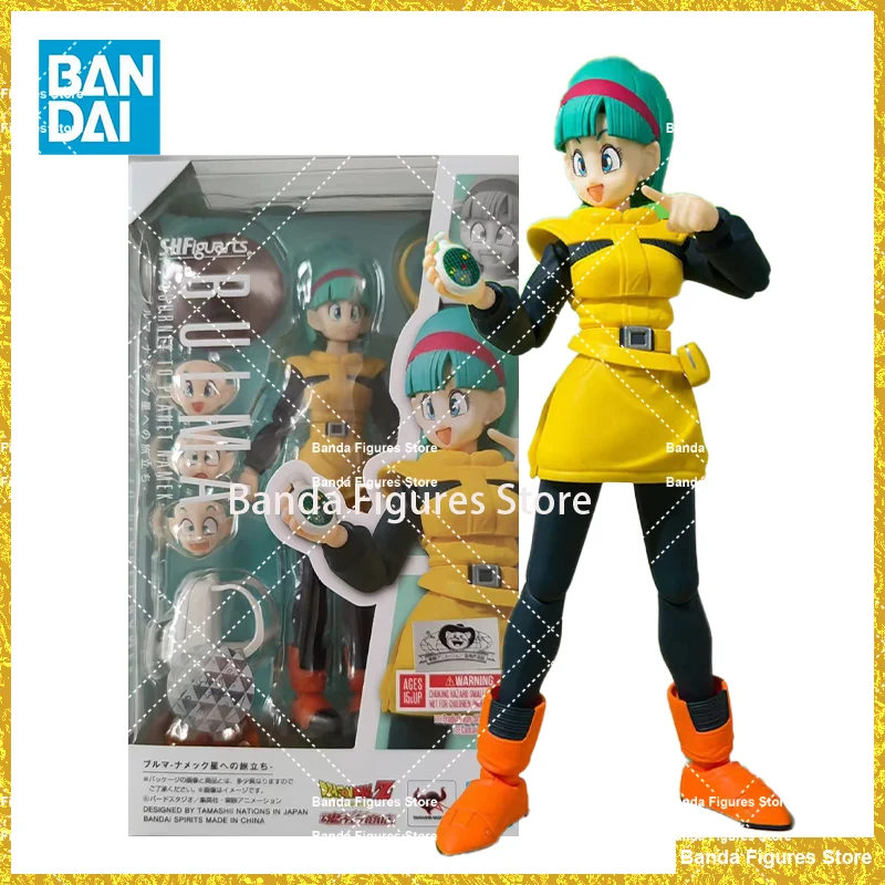 Оригинальный BANDAI S.H.Figuarts SHF Bulma Journey To Planet Namek Dragon Ball в наличии коллекция аниме