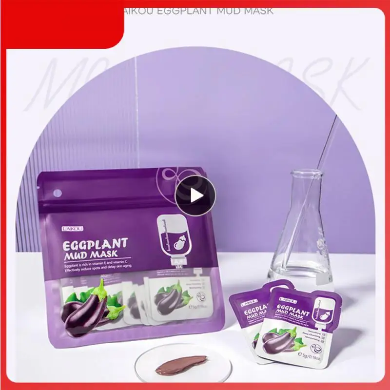 

Improve Skin Dryness Cleaning Mud Film Grease Facial Cleaning Mud 7-piece Sleep Facial Mask Balance Oil Secretion Clean Pores