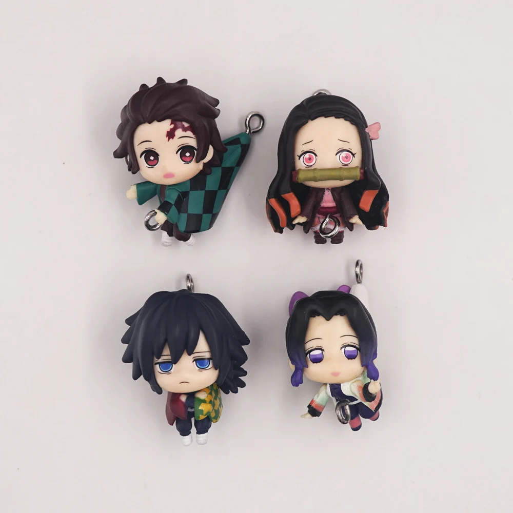 Брелок для ключей с подвеской, аниме Kamado Tanjirou Nezuko Tomioka Giyuu Kochou Shinobu, рассекающий демонов