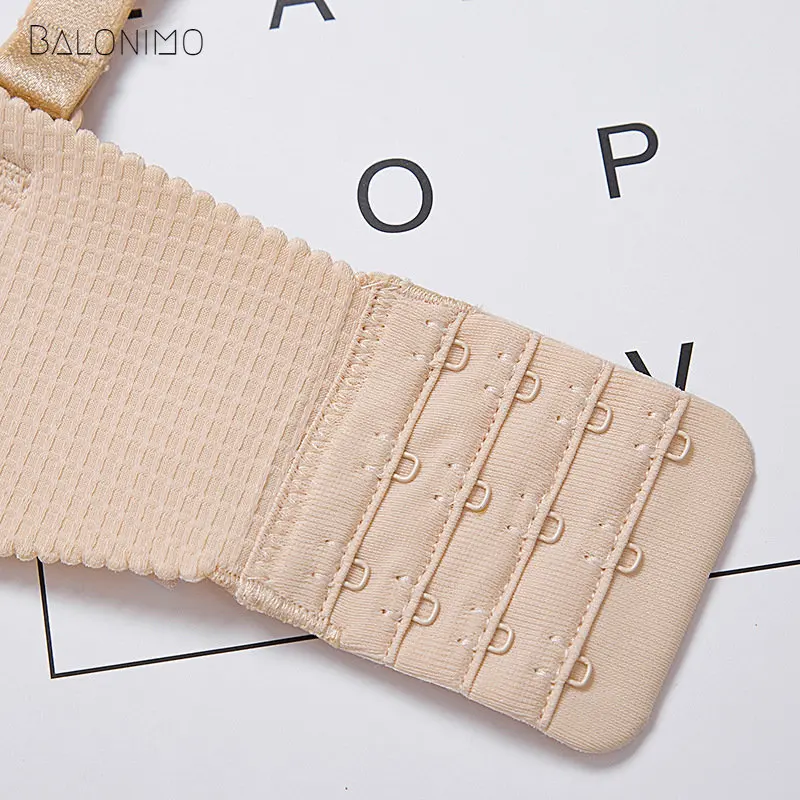 New Push Up Bra Straps Non-slip Massage Cup Plaid Drawstring No Steel Ring Bra Comfortable Gather Girl Bralette Strapless Bra