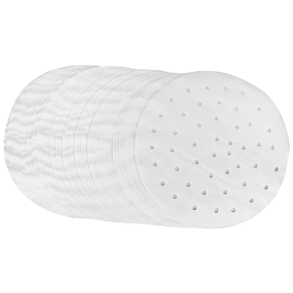 

200pcs/Set 7/8/9/10 Inch Air Fryer Liners Round Steaming Papers Waterproof Heat-Resistant Steamer Papers Kitchen Baking Tools