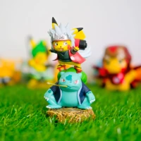 pokemon anime figure kawaii pikachu cosplay naruto jiraiya model toys for children cute room decoration surprise birthday gift