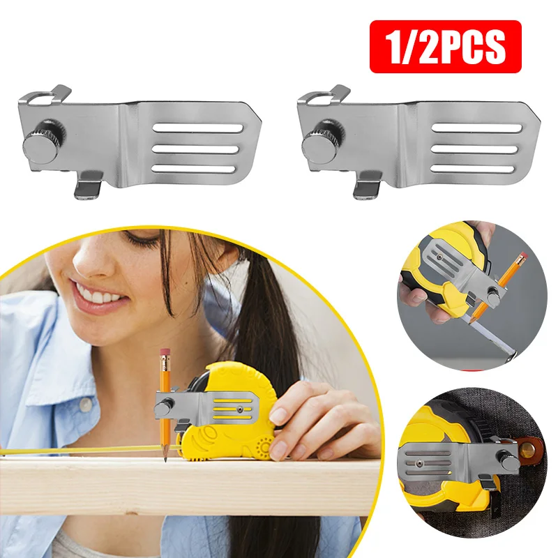 

1/2 шт. зажим для фиксированной ленты, легко маркировать, чертежные линии, линейка, зажим положения, измерительные приспособления