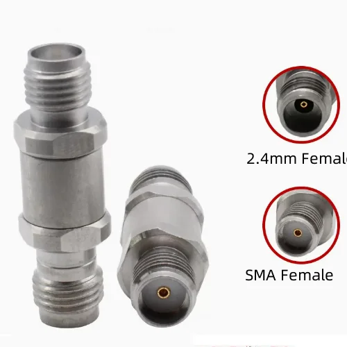 

Переходник из нержавеющей стали 2,4 мм к SMA 18 ГГц 2,4 «папа» к SMA «мама» адаптеры миллиметровой волны