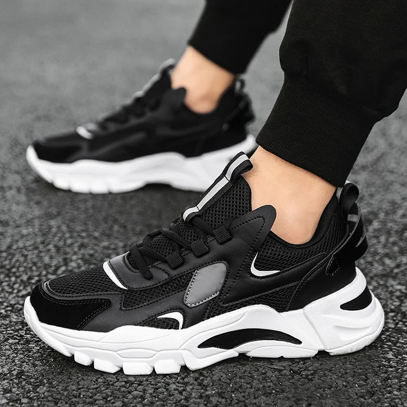 Damyuan Men Casual Shoes Breathable Mesh Light Personality Sneakers Tenis Shoes Zapatos Casuales De Los Hombres clunk shoes