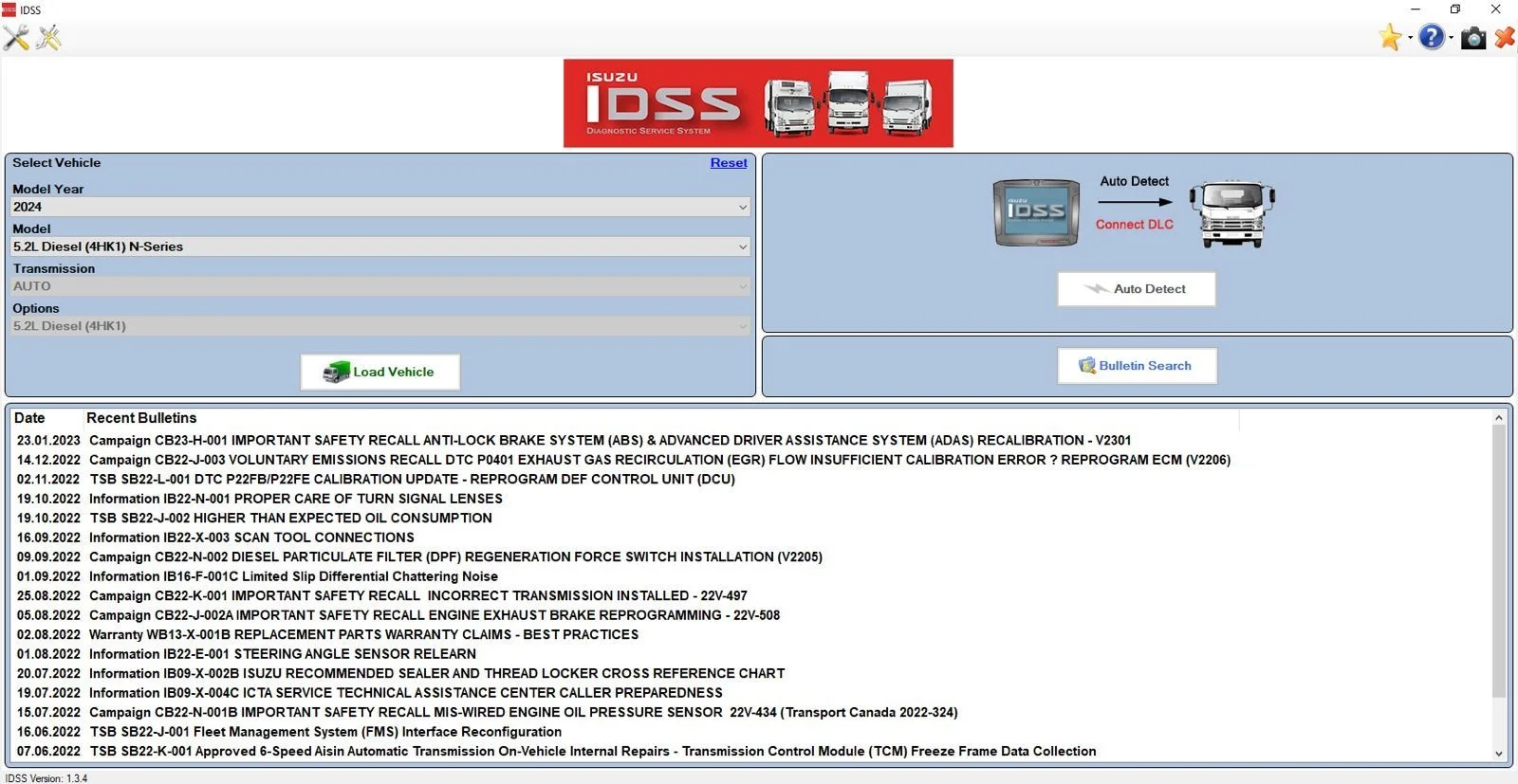 

For Isuzu Diagnostic Service System (New US IDSS ) [07.2023]+Keygen