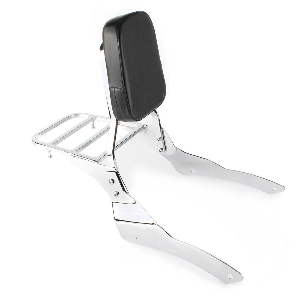 Спинка мотоцикла Sissy Bar с багажником для Yamaha Vstar Dragstar 400 650 Classic 1998-2022 гг.