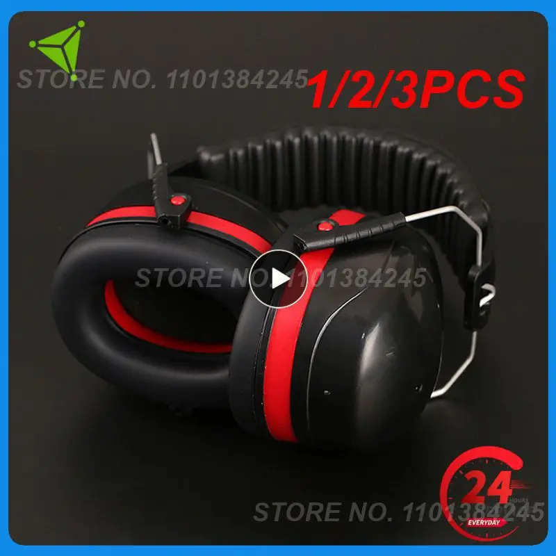

1/2/3PCS Adjustable Ear Defenders 26-35db Earmuffs Hearing Protection Ear Defenders Noise Reduction For Sport Shooting For