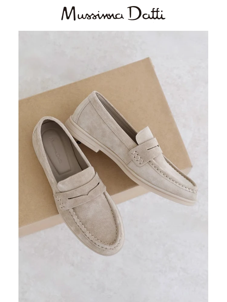 2024 новые весенние женские модные туфли Murrinna Daffi из натуральной кожи с круглым