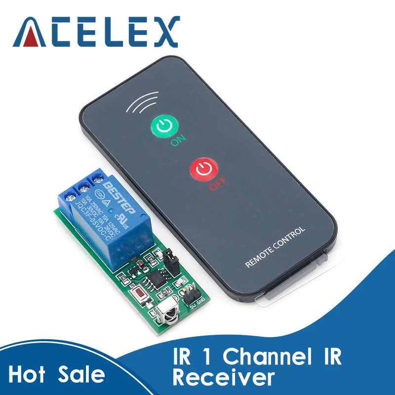 1-канальный инфракрасный релейный приемник управляющий переключатель плата