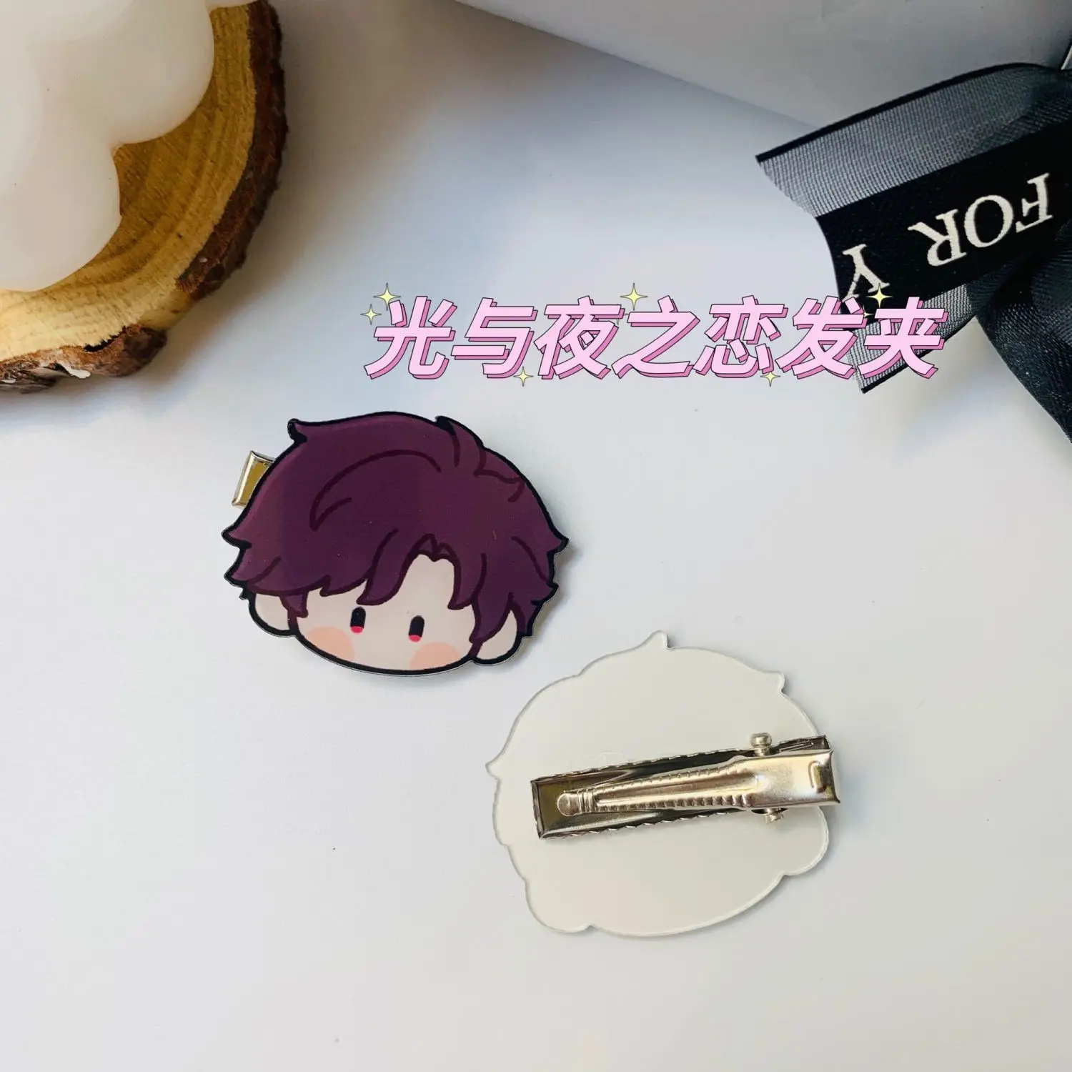 Женская и Ночная заколка для волос с изображением героев аниме Osborn Эвана