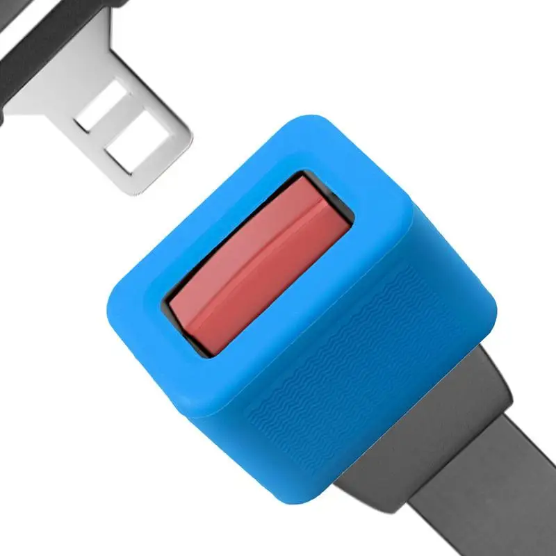 

Силиконовый защитный чехол для автомобильного ремня безопасности, разноцветный Универсальный держатель для ремня с пряжкой