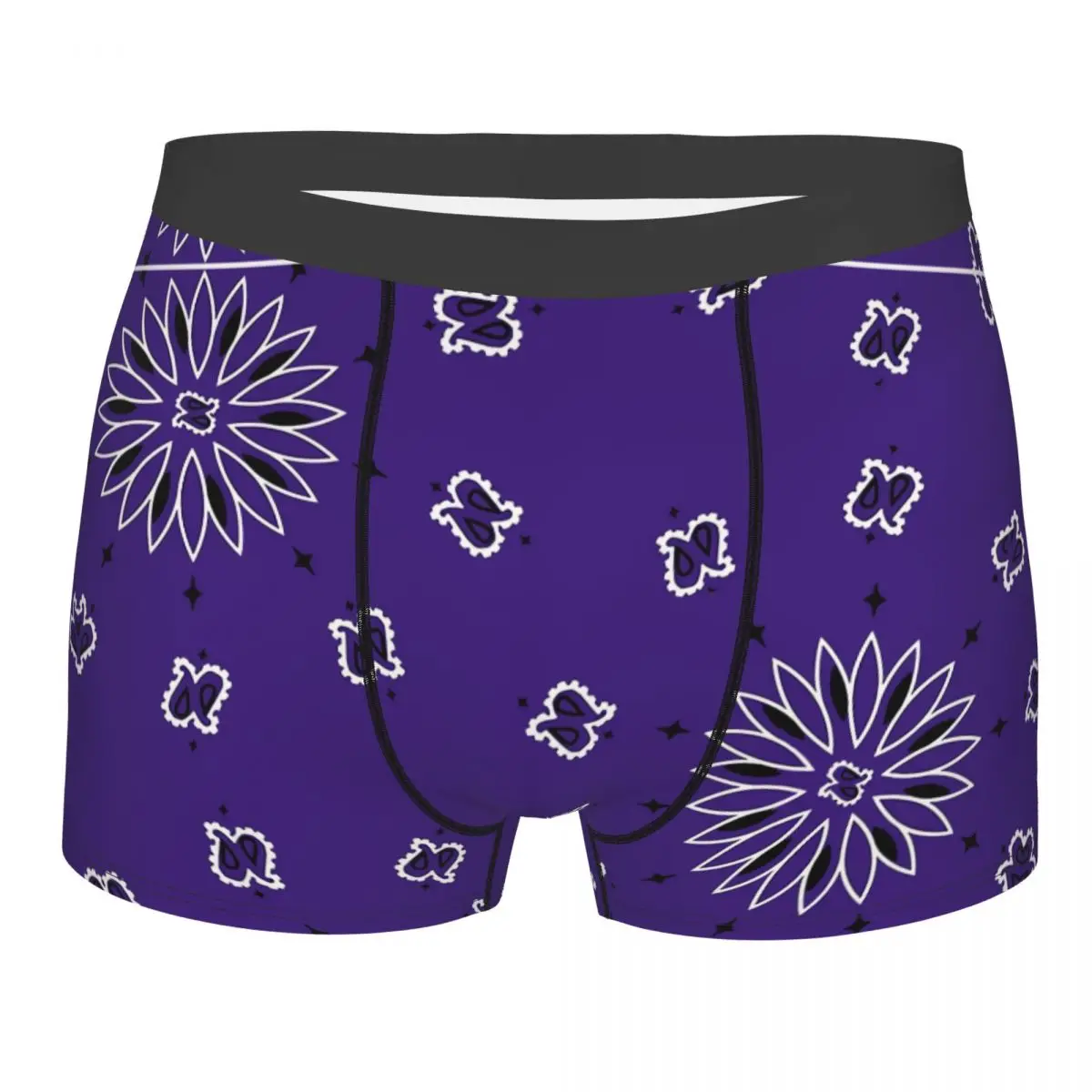 

Prison Mike Bandana Pattern Michael Scott The Office Underpants Homme Panties Men's Underwear Sexy Shorts Boxer Briefs