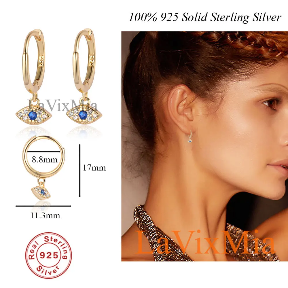 

Серьги-кольца женские из серебра 100% пробы с фианитами