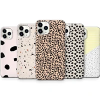 polka dots phone case for honor 7a pro 20 10 lite 7c 8a 8x 8s 9x 10i 20i clear transparent cover