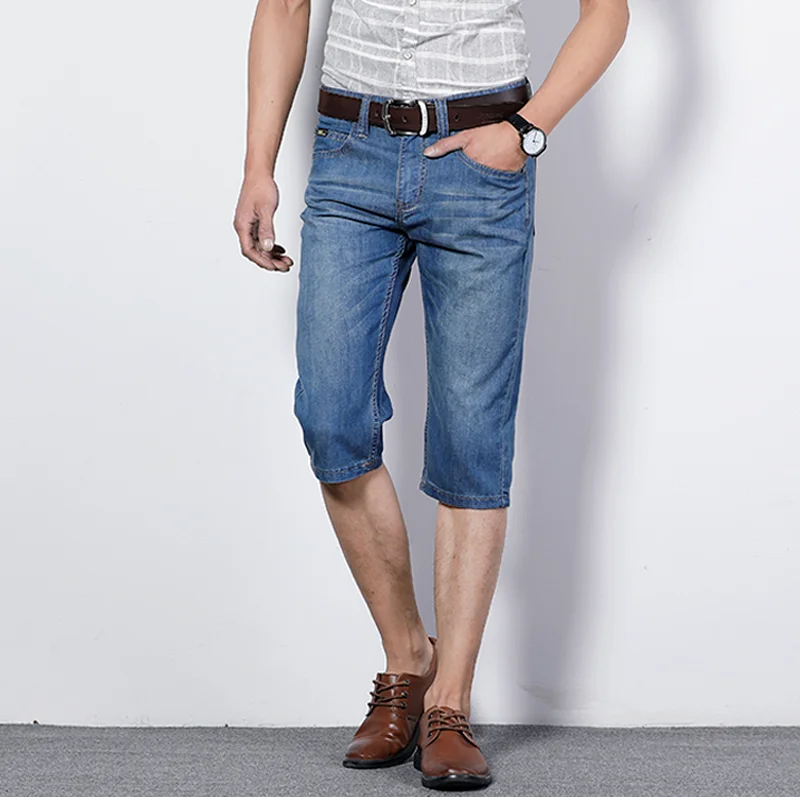 Baggy Jeans 40 Plus Size Denim Jeans Mens Shorts Jeans High Quality Casual Pants Denim Trousers Fashion Male 2022 New Summer