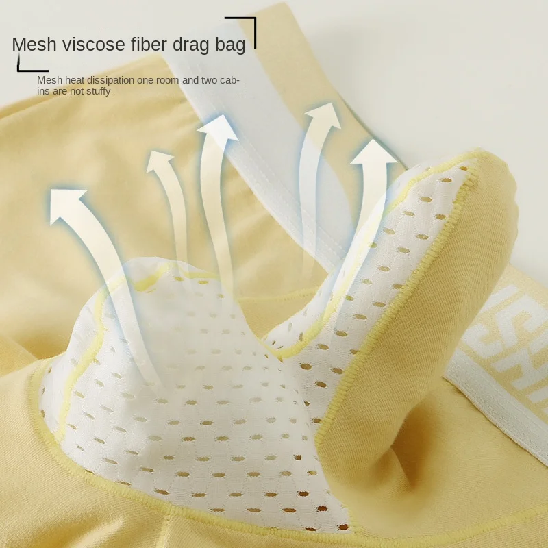 Men's Underwear Separated Pure Cotton Boxer Brief Breathable Elephant Nose Penis Personalized Sexy Panties Enhance Sex Function